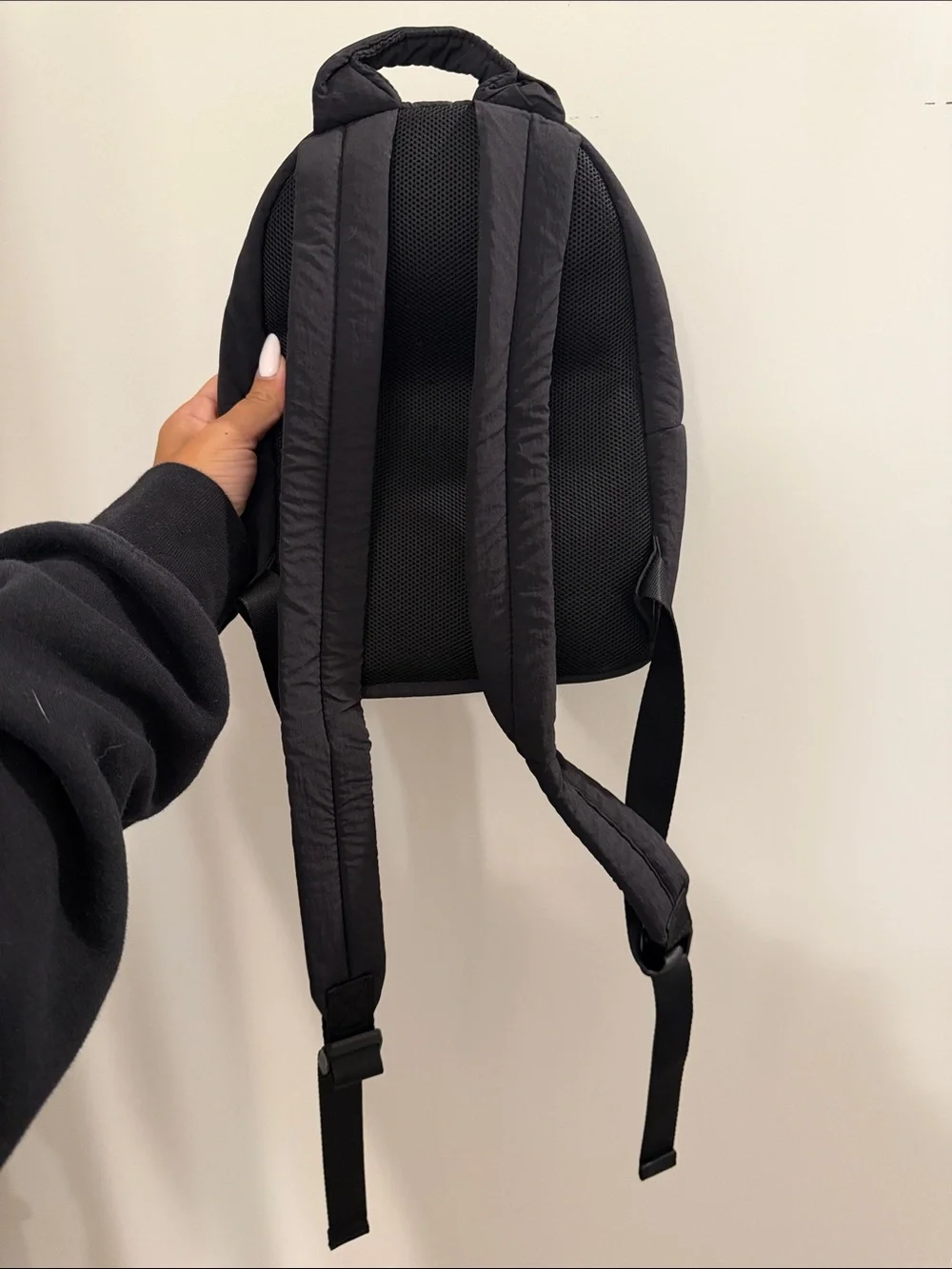 Target Black Men’s Backpack with Gold Zippers